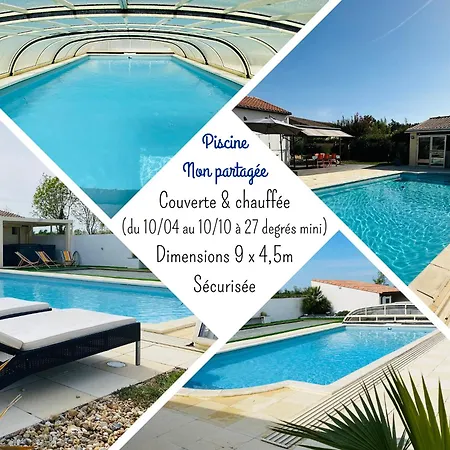 Gite Piscine Chauffee & Jacuzzi / Marais Poitevin Holiday home Coulon