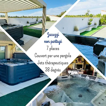 Gite Piscine Chauffee & Jacuzzi / Marais Poitevin Holiday home *